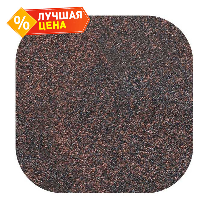 Коньково-карнизная черепица Katepal Katrilli / Rocky / Jazzy Цветные каменные гранулы Красный 3 м2