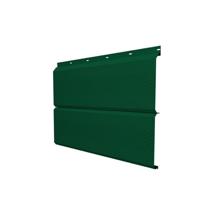 Софит ЭкоБрус с перфорацией 0,345 Grand Line 0,5 Satin RAL6005 зеленый мох